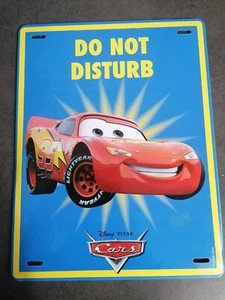 Targa da collezione in metallo Disney Pixar Cars Saetta McQueen - Imagen 1 de 1