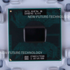Intel Core 2 Duo T9500 (FF80576GG0646M) SLAQH SLAYX CPU 2.6 GHz 800MHz CPU 35W