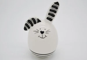 Hase aus Keramik Weiß, Figur, Dekoration, Osterdeko, Ostern - Bild 1 von 3