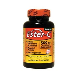 American Health Ester-C with Citrus Bioflavonoids 500 mg 120 Veg Caps - Picture 1 of 2