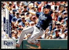 2020 Topps Series 1 Base #10 Austin Meadows - Tampa Bay Rays