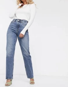 Topshop Damen Jeans Wide Cut Denim UK 10 28x34 - Bild 1 von 11