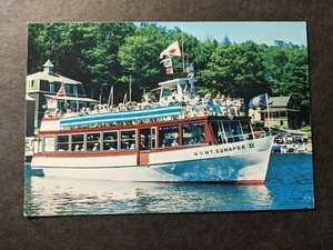 Tour Boat M/V MT. SUNAPEE II, Lake Sunapee, NH Naval Cover 1998 postcard - Picture 1 of 2