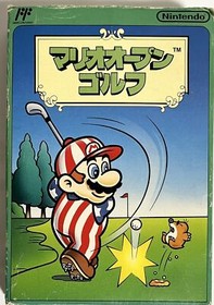 MARIO ON GOLF Famicom Nintendo 0267 fc
