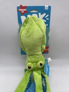 Bark Under The Seams, Billy The Squid Dog Toy, All Dog Size, Squeaker, Thrashers - Picture 1 of 4