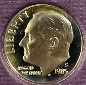Centavo Roosevelt 1985 S Proof de juego de prueba con envío gratuito - Imagen 1 de 2