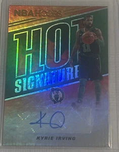 🔥KYRIE IRVING 2018-19 HOOPS HOT SIGNATURES AUTOGRAPH!🔥NETS! - Picture 1 of 2