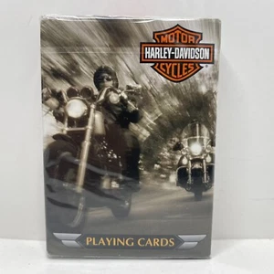 New - Harley Davidson Motorcycles Playing Cards - NOS - Sealed - Poker Stud - Picture 1 of 7