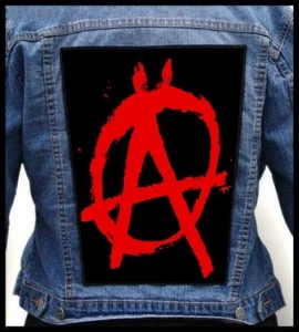 ANARCHY == Backpatch Back Patch / Punks Not Dead - Picture 1 of 2