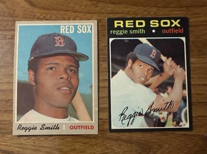 Reggie Smith 1970 1971 Topps Lote Set Breaks Vintage Medias Rojas - Imagen 1 de 2