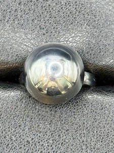 Anello a sfera a cupola in argento sterling misura 7,00 nuovo - Foto 1 di 9