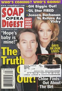 Soap Opera Digest Sept 26, 2000 DEIDRE HALL-DRAKE HOGESTYN-KIMBERLIN BROWN-PC - Picture 1 of 5