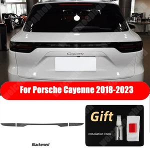 Pre-cut Taillight Smoke Paint Protection Tint Wrap Film For Porsche Cayenne 2018 - Foto 1 di 8