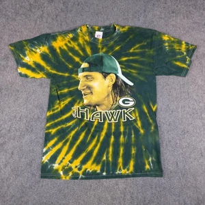Vintage Green Bay Packers Shirt Mens Medium NFL AJ Hawk Tie Dye Pat McAfee show - Picture 1 of 11