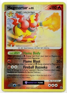 Magmortar 31/132 Pokemon Card TCG D&P Secret Wonders Reverse Holo - Picture 1 of 3