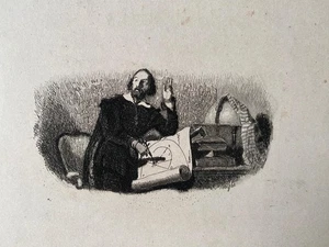 RADIERUNGSDRUCK ELISABETHANISCHER ENTDECKER SIR FRANCES DRAKE / SIR WALTER RALEIGH - Bild 1 von 2