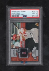 2013 TOPPS UPDATE CHASING HISTORY #CH-121 MIKE TROUT PSA 10 GEM MINT - Picture 1 of 1