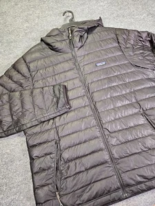 Patagonia Down Sweater Hoody Jacket Black XL Men’s 800 Fill Goose Down - Picture 1 of 13