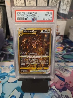 Giratina VSTAR GG69/GG70 Crown Zenith Galarian Gallery PSA 8 - Image 1 of 2