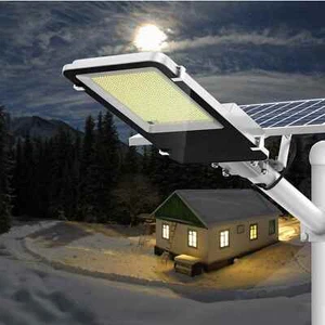 1000000000LM 2kW Commercial LED Solar Street Light Dusk to Dawn Road Lamp+Pole - Picture 1 of 15