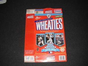 1998 Wheaties All Star Infielders Cereal Box Ripken Piazza Sandberg 18 Oz 96B - Picture 1 of 2