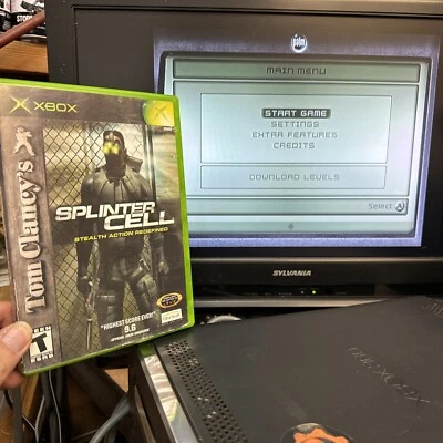 Tom Clancy's Splinter Cell Xbox CIB cartão REG completo! Testado - Imagem 1 de 4