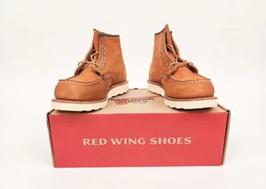 Punta Muleskinner Red Wing X J Crew 4524 sin usar RARA naranja quemada 8D EE. UU. 8 NUEVA EN CAJA COMO NUEVA - Imagen 1 de 8