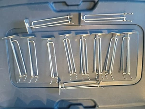 Juego de 11 ganchos de clavija de metal de 7 pulgadas - Imagen 1 de 6