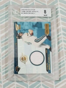 2000 Revolution Game Worn Jersey #5 Mark Brunell BGS 8 - Picture 1 of 3