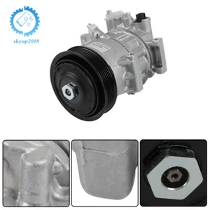 AC A/C Compressor w/Clutch Fit For 2017-2018 Toyota Corolla iM L4 1.8L Aluminum - Picture 1 of 16