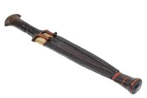 Antique Tuareg Hand Forged Decorated Blade Dagger 1910s - Picture 1 of 6