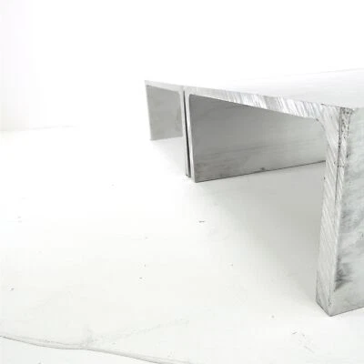 .3125" thick Aluminum CHANNEL 10'' wide &4.25" leg, 8.125"long QTY 2 sku 174603* - Image 1 of 4