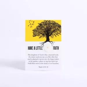 Mustard Seed Of Faith Pocket/Wallet Prayer Cards With Seed NEW SET OF 50 - Picture 1 of 5