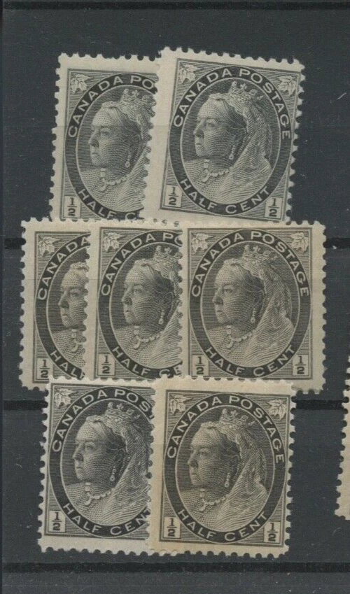 🍁 #74 Numeral issue 1898 Fine / VF MNH, Cat$32 PICK ANY ONE COPY Canada mint - Image 1 of 1