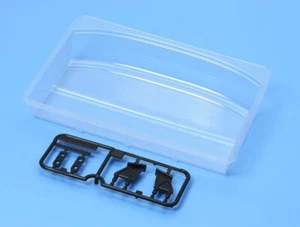 Tamiya 47448 1/10 RC Car Hard Type Racing Wing Spoiler Set 2 (Curved & Straight) - Picture 1 of 1