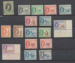 Somaliland Protectorate Stamps 1953-1960 SG136/152 Hinged Mint CV £126.3 - Picture 1 of 1