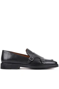Genuine Leather Men Casual Shoes - Monk Style Men Handmade Footwear - Picture 1 of 18