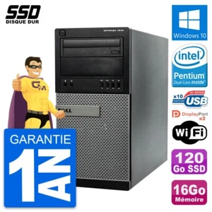 PC tour DELL OptiPlex 7010 Pentium G2020 RAM 16Go SSD 120Go Windows 10 Wifi - Bild 1 von 8