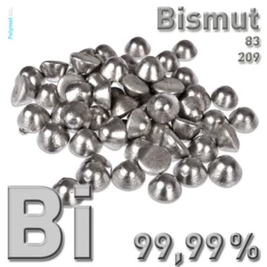 100 g Bismut Wismut, Bismuth Bi 99,99% reines Metall Element 0,1 kg kristallin - Bild 1 von 3
