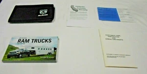 2018 RAM TRUCKS 1500,2500,3500 OWNERS MANUAL 4 PC.SET & RAM LEATHER CASE CLEAN - Picture 1 of 8