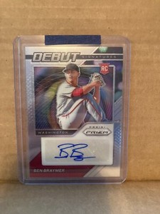 Ben Braymer 2021 Panini Prizm Rookie Auto DS-BE