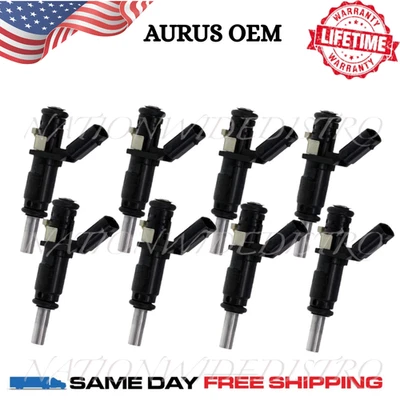 8x OEM NEW AURUS Fuel Injectors for 2006-2009 Mercedes-Benz CLK 350 3.5L V8 - Imagem 1 de 4