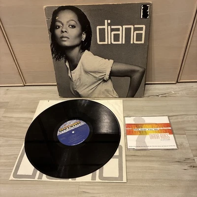 DIANA ROSS: Self-titled Vinyl LP 1980 & Not Over You Yet The Remixes CD Import - Image 1 of 4