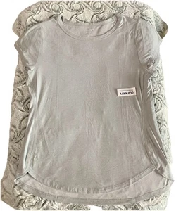New Old Navy Light Blue / Grey Motion Active Short Sleeve T Shirt Women’s Med M - Picture 1 of 13