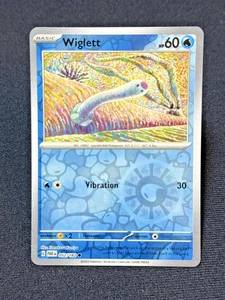 Wiglett 052/182 Reverse Holo - SV04: Paradox Rift Pokémon TCG - NM - Picture 1 of 2