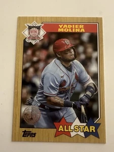 2022 Topps Series 2 1987 Topps All-Star Baseball Yadier Molina #87AS-15 - Bild 1 von 2