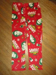 ELF SANTA I KNOW HIM CHRISTMAS MOVIE PAJAMA PANTS Buddy Will Ferrell Adult XL - Picture 1 of 3