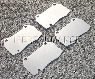 Juego de protector térmico de freno de titanio con muescas para Honda Civic Type-R 2007-12 freno delantero Foto 1 de 3