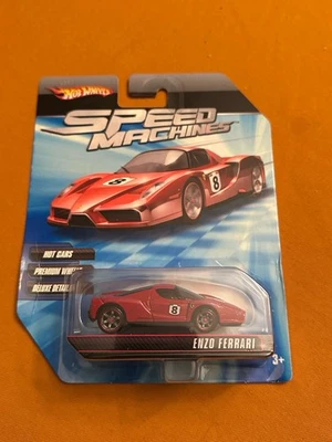 Hot Wheels Enzo Ferrari Speed Machines Premium Deluxe Detail Collectible Car Red - image 1 of 4
