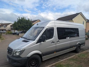 2017 Mercedes Sprinter 314 Self Build Campervan Motorhome Silver 6 Speed Euro 6 - Picture 1 of 24